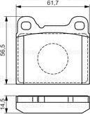 BOSCH 0 986 495 141 - Komplet Pločica, disk-kočnica www.molydon.hr