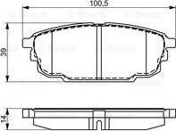 BOSCH 0 986 495 320 - Komplet Pločica, disk-kočnica www.molydon.hr