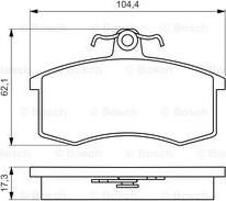 BOSCH 0 986 495 214 - Komplet Pločica, disk-kočnica www.molydon.hr