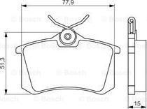 BOSCH 0 986 495 226 - Komplet Pločica, disk-kočnica www.molydon.hr