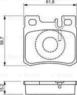 BOSCH 0 986 490 260 - Komplet Pločica, disk-kočnica www.molydon.hr