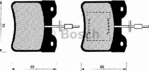 BOSCH 0 986 490 760 - Komplet Pločica, disk-kočnica www.molydon.hr