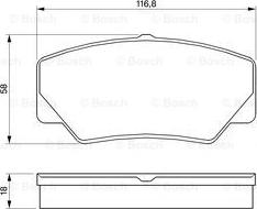 BOSCH 0 986 491 410 - Komplet Pločica, disk-kočnica www.molydon.hr