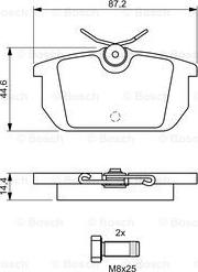 BOSCH 0 986 491 030 - Komplet Pločica, disk-kočnica www.molydon.hr