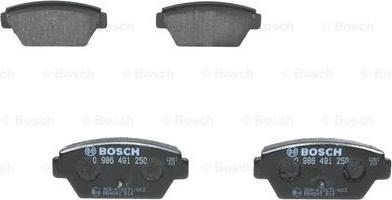 BOSCH 0 986 491 250 - Komplet Pločica, disk-kočnica www.molydon.hr