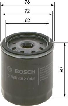 BOSCH 0 986 452 044 - Filter za ulje www.molydon.hr