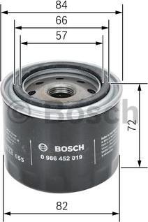 BOSCH 0 986 452 019 - Filter za ulje www.molydon.hr