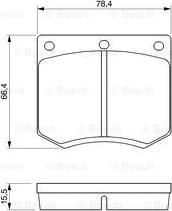 BOSCH 0 986 464 914 - Komplet Pločica, disk-kočnica www.molydon.hr