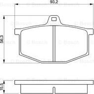 BOSCH 0 986 464 801 - Komplet Pločica, disk-kočnica www.molydon.hr