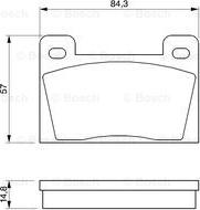 BOSCH 0 986 465 610 - Komplet Pločica, disk-kočnica www.molydon.hr