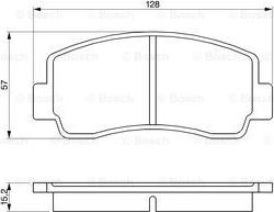 BOSCH 0 986 465 111 - Komplet Pločica, disk-kočnica www.molydon.hr