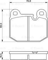 BOSCH 0 986 465 881 - Komplet Pločica, disk-kočnica www.molydon.hr