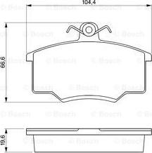 BOSCH 0 986 465 744 - Komplet Pločica, disk-kočnica www.molydon.hr