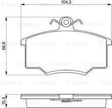 BOSCH 0 986 465 745 - Komplet Pločica, disk-kočnica www.molydon.hr