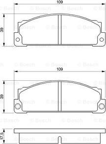 BOSCH 0 986 466 471 - Komplet Pločica, disk-kočnica www.molydon.hr