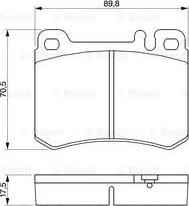 BOSCH 0 986 460 959 - Komplet Pločica, disk-kočnica www.molydon.hr