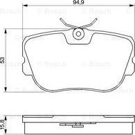 BOSCH 0 986 460 988 - Komplet Pločica, disk-kočnica www.molydon.hr