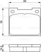 BOSCH 0 986 460 881 - Komplet Pločica, disk-kočnica www.molydon.hr