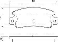 BOSCH 0 986 461 770 - Komplet Pločica, disk-kočnica www.molydon.hr