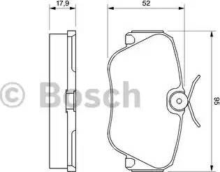 BOSCH 0 986 468 902 - Komplet Pločica, disk-kočnica www.molydon.hr