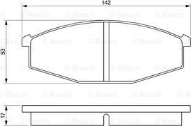 BOSCH 0 986 468 630 - Komplet Pločica, disk-kočnica www.molydon.hr