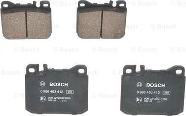 BOSCH 0 986 463 412 - Komplet Pločica, disk-kočnica www.molydon.hr