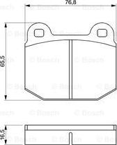 BOSCH 0 986 463 232 - Komplet Pločica, disk-kočnica www.molydon.hr