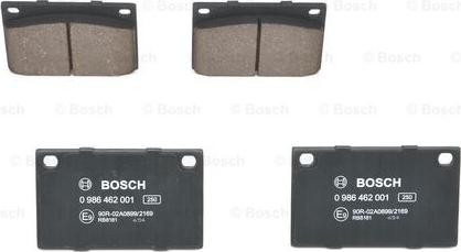 BOSCH 0 986 462 001 - Komplet Pločica, disk-kočnica www.molydon.hr