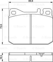 BOSCH 0 986 462 803 - Komplet Pločica, disk-kočnica www.molydon.hr