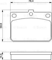 BOSCH 0 986 467 031 - Komplet Pločica, disk-kočnica www.molydon.hr