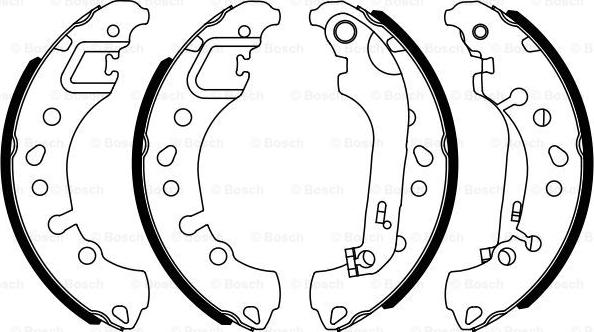 BOSCH 0 986 487 961 - Komplet kočnica, bubanj kočnice www.molydon.hr