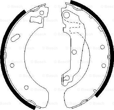 BOSCH 0 986 487 469 - Komplet kočnica, bubanj kočnice www.molydon.hr