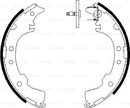 BOSCH 0 986 487 588 - Komplet kočnica, bubanj kočnice www.molydon.hr