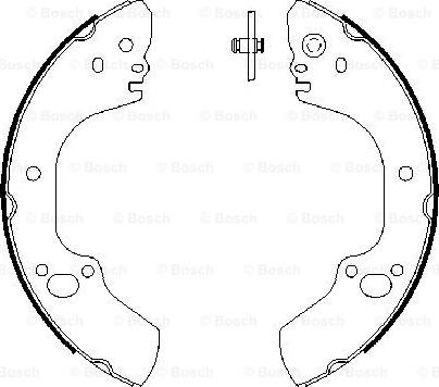 BOSCH 0 986 487 662 - Komplet kočnica, bubanj kočnice www.molydon.hr