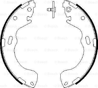 BOSCH 0 986 487 631 - Komplet kočnica, bubanj kočnice www.molydon.hr