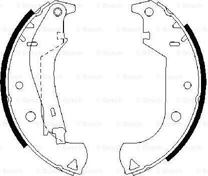 BOSCH 0 986 487 626 - Komplet kočnica, bubanj kočnice www.molydon.hr