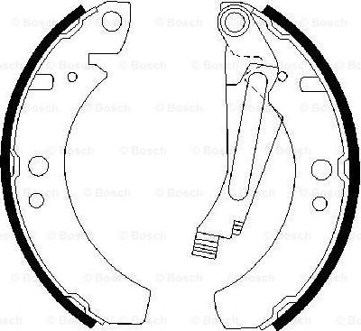 BOSCH 0 986 487 003 - Komplet kočnica, bubanj kočnice www.molydon.hr