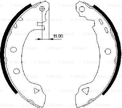 BOSCH 0 986 487 295 - Komplet kočnica, bubanj kočnice www.molydon.hr