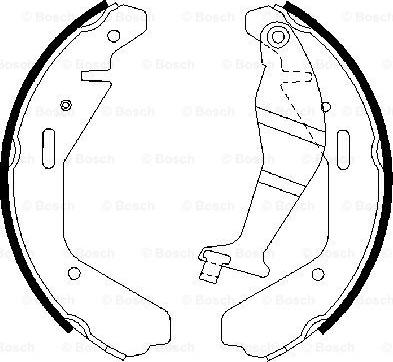 BOSCH 0 986 487 707 - Komplet kočnica, bubanj kočnice www.molydon.hr