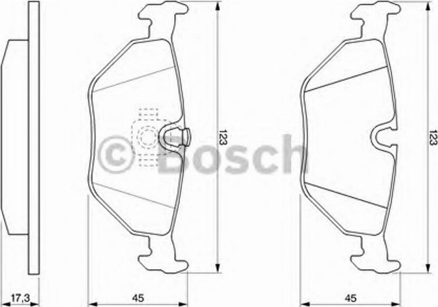 BOSCH 0 986 424 459 - Komplet Pločica, disk-kočnica www.molydon.hr