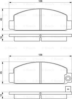 BOSCH 0 986 424 426 - Komplet Pločica, disk-kočnica www.molydon.hr