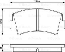 BOSCH 0 986 424 421 - Komplet Pločica, disk-kočnica www.molydon.hr