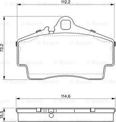 BOSCH 0 986 424 569 - Komplet Pločica, disk-kočnica www.molydon.hr