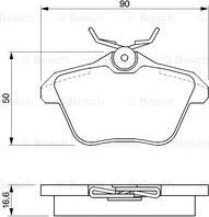 BOSCH 0 986 424 506 - Komplet Pločica, disk-kočnica www.molydon.hr