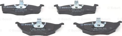 BOSCH 0 986 424 502 - Komplet Pločica, disk-kočnica www.molydon.hr