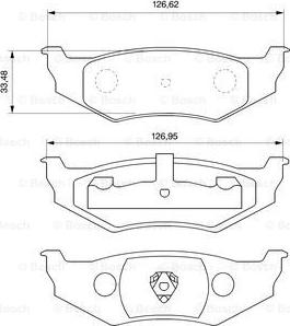 BOSCH 0 986 424 585 - Komplet Pločica, disk-kočnica www.molydon.hr