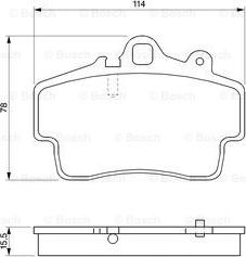 BOSCH 0 986 424 570 - Komplet Pločica, disk-kočnica www.molydon.hr