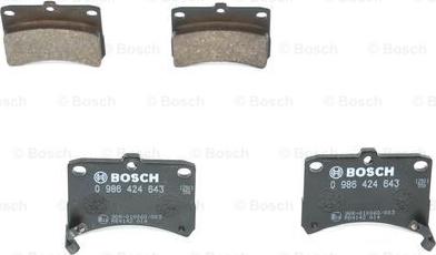 BOSCH 0 986 424 643 - Komplet Pločica, disk-kočnica www.molydon.hr