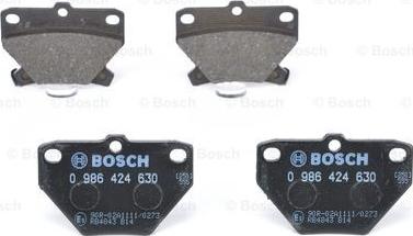 BOSCH 0 986 424 630 - Komplet Pločica, disk-kočnica www.molydon.hr