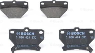 BOSCH 0 986 424 630 - Komplet Pločica, disk-kočnica www.molydon.hr